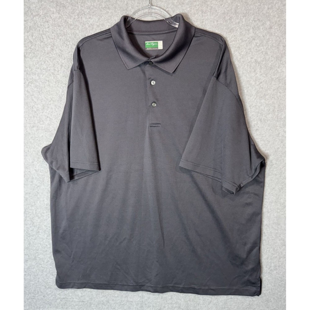 Ben Hogan Polo Shirt Mens 2XL Gray‎ Short Sleeve Golf Performance Lightweight